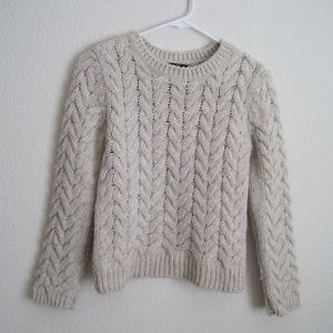 H&M Cream Chunky Sweater - Size XS